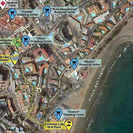 Ferienwohnung Playa Del Ingles, 4 Min A Pie De La Playa Maspalomas  Exterior foto